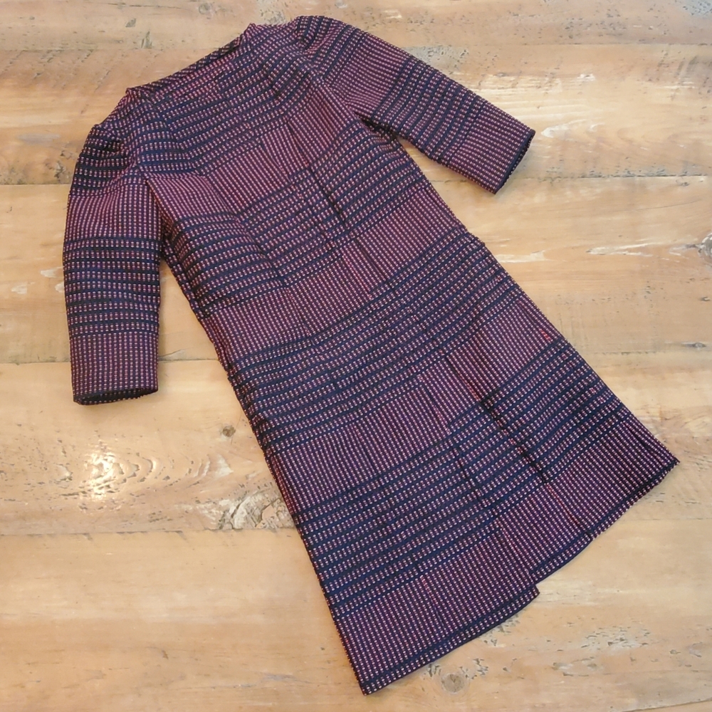 Purple and Pink Patterned Dress